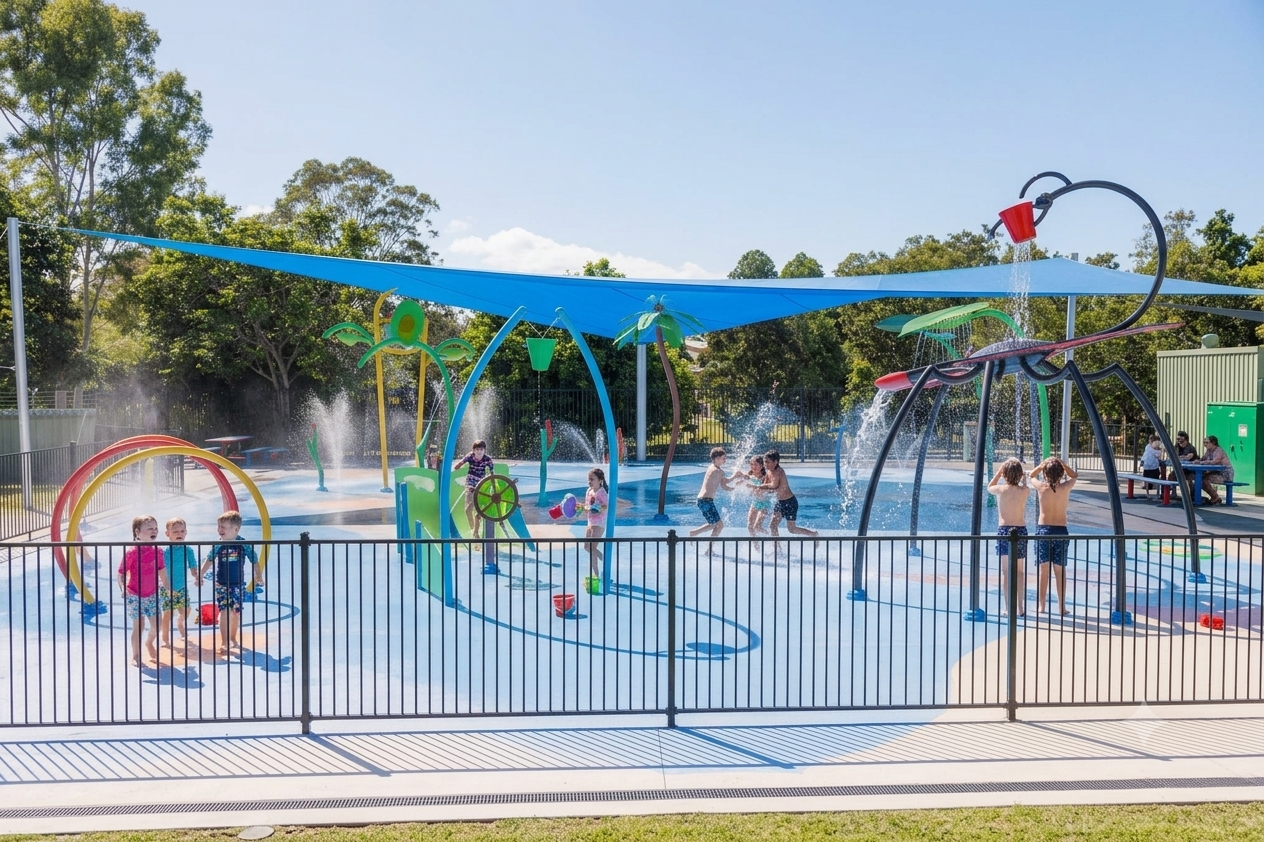 Kids Splash Park at Mareeba Swimming Pool